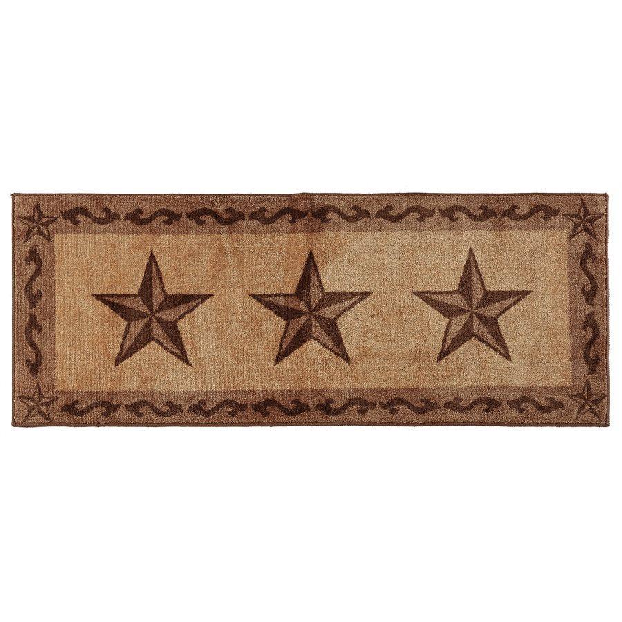 HiEnd Accents Star Kitchen & Bath Rug 24" x 60"