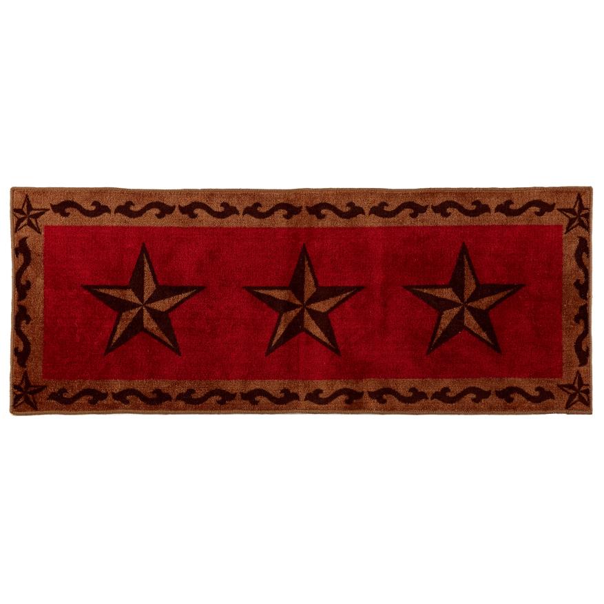 HiEnd Accents Star Kitchen & Bath Rug 24" x 60"