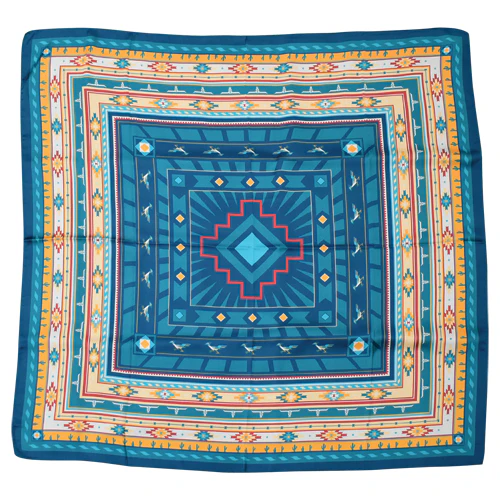 Catchfly Unisex Wild Rag Cactus and Roadrunner Print