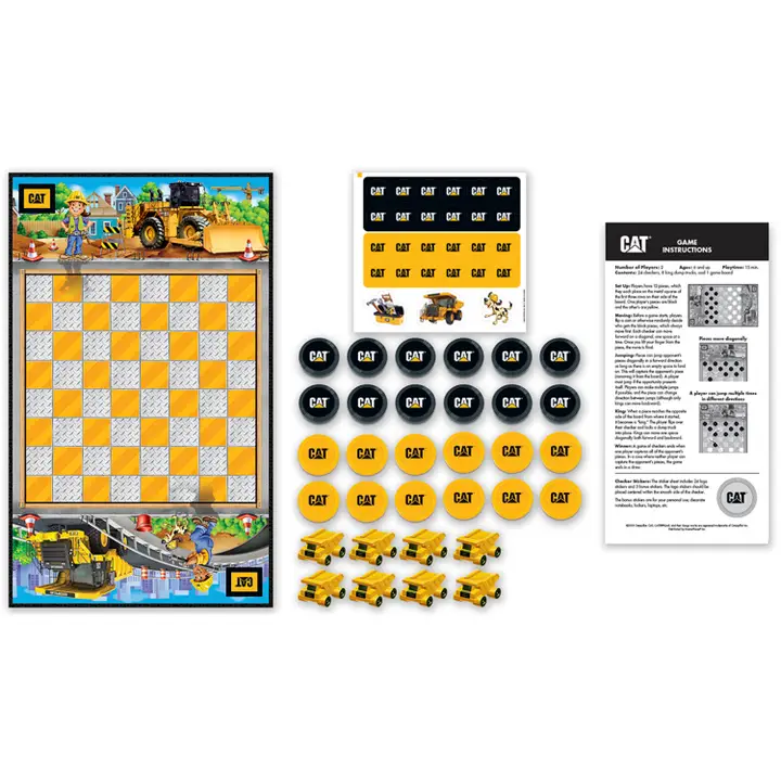 Caterpillar Checkers Board Game - Image 2