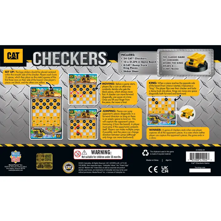 Caterpillar Checkers Board Game - Image 3