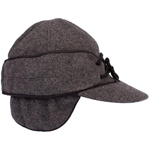 Wyoming Traders Mackenize Charcoal Wool Cap