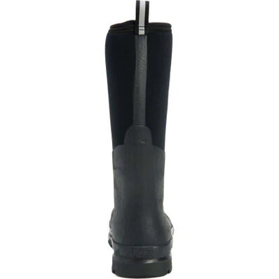 Muck Boot Men's Chore Classic Tall Steel Toe Boots CSA - Black - Image 4
