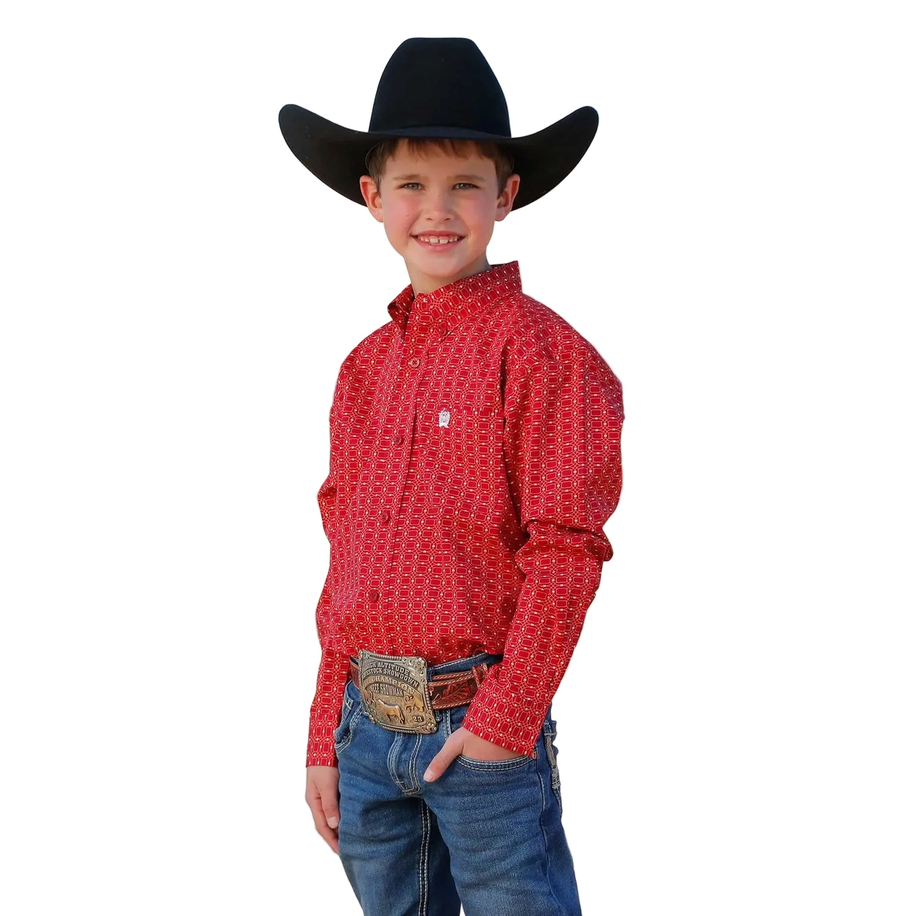 Cinch Boy's Long Sleeve Button Down Shirt