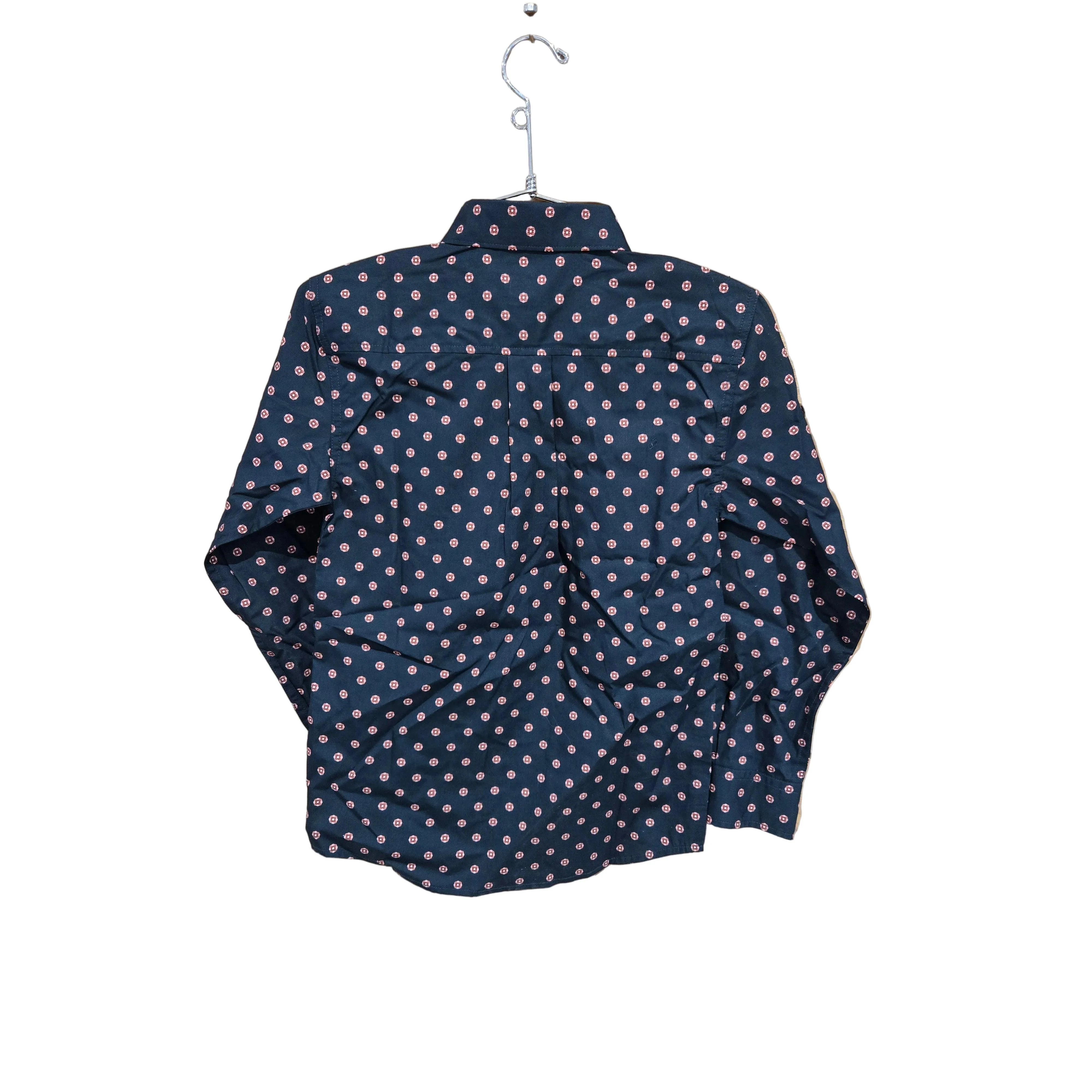 Cinch Boy's Long Sleeve Solid Button Up Shirt - Navy - Image 2