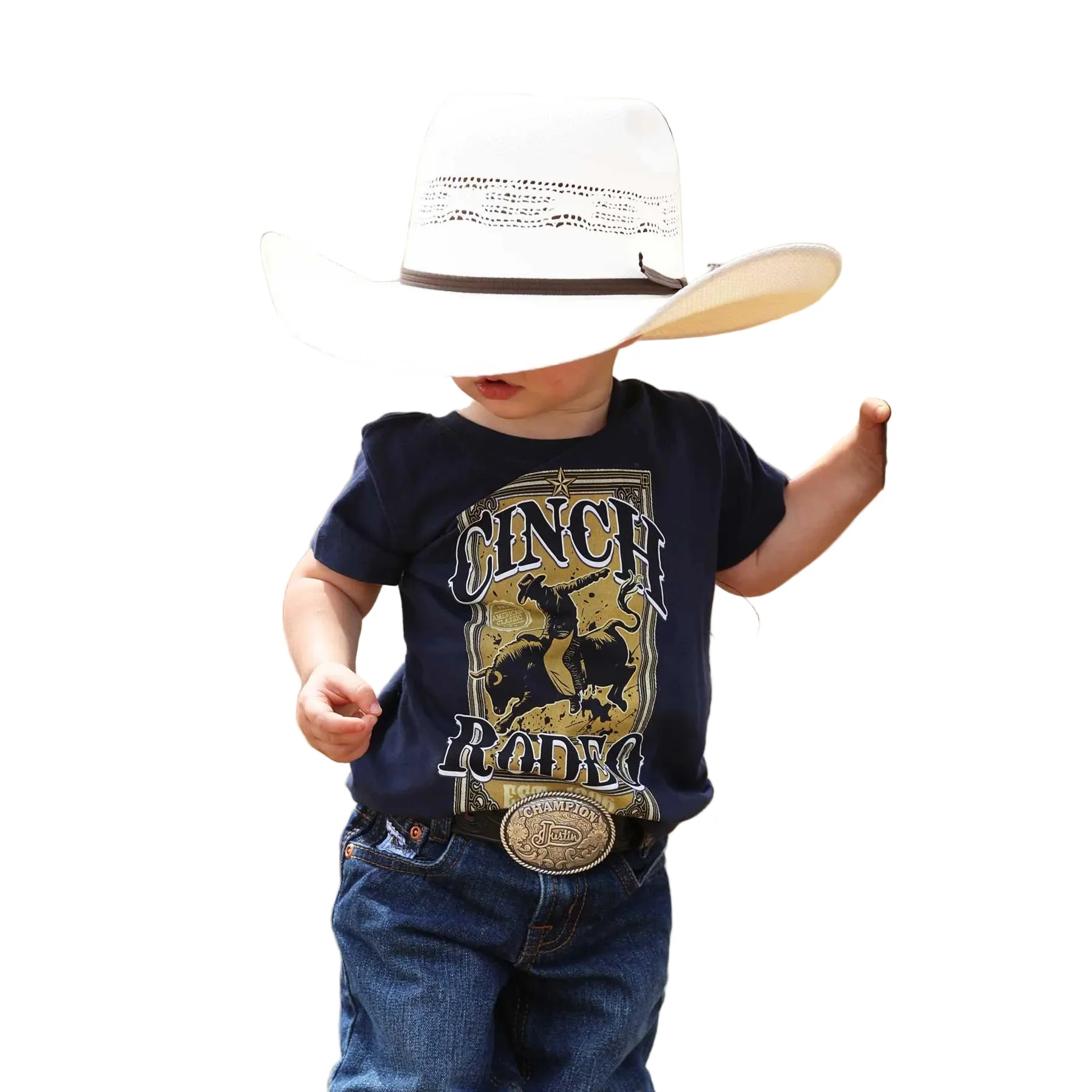 Cinch Infant Short Sleeve Tee Shirt - Navy