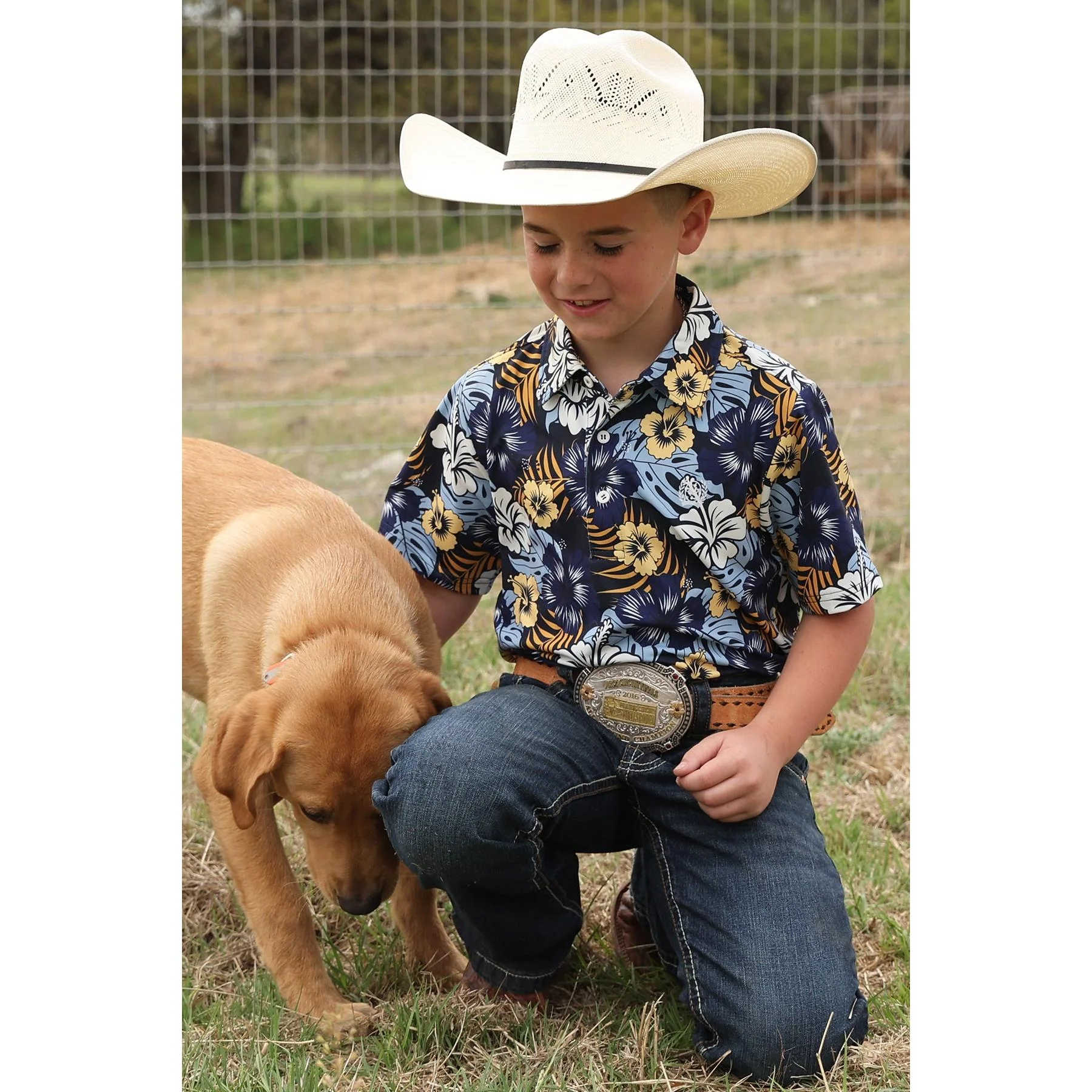 Cinch  Boy's Short Sleeve Western Shirt - Multi