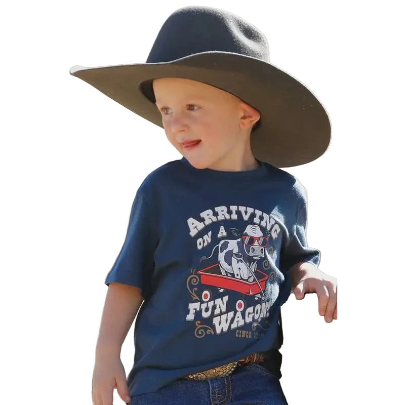 Cinch Infant Boy's Fun Wagon T-Shirt - Navy