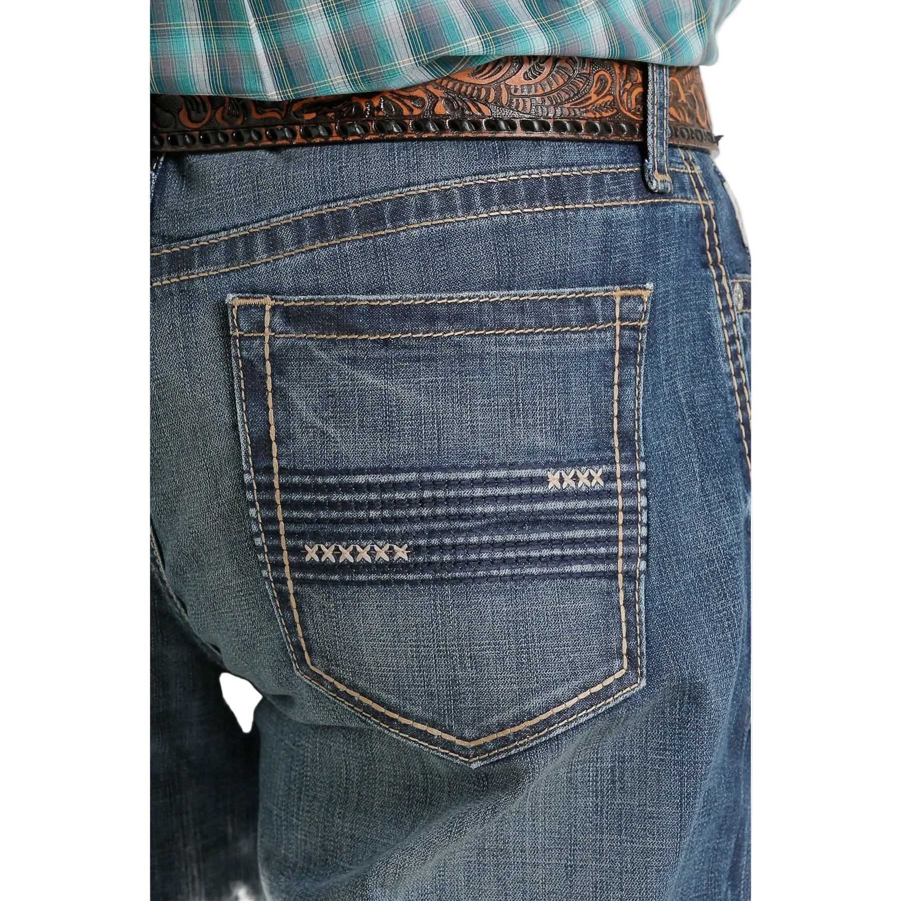 Cinch Men's Relaxed Fit Grant Jeans - Dark Stonewash - Image 3