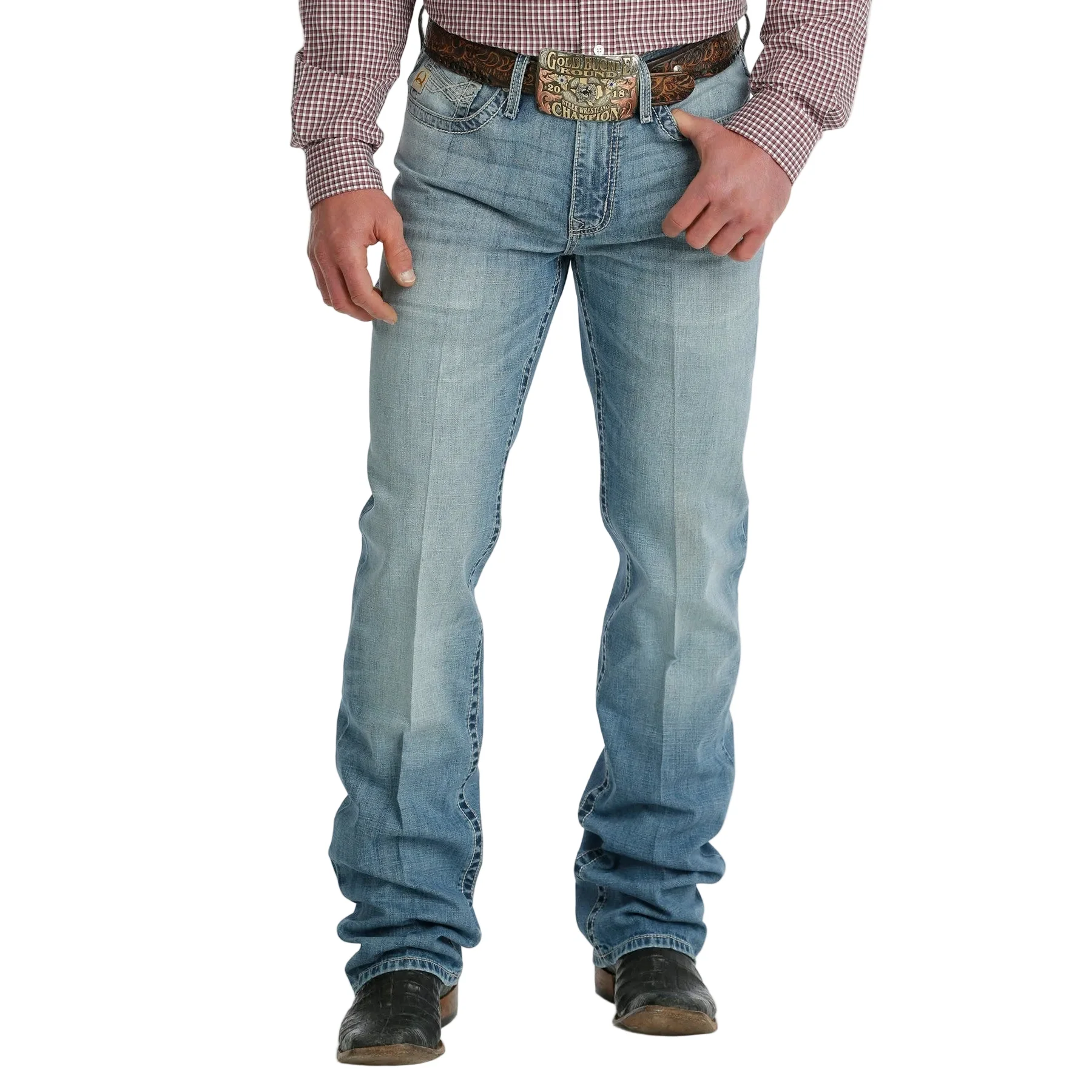 Cinch Men's Grant Light Stone Jeans