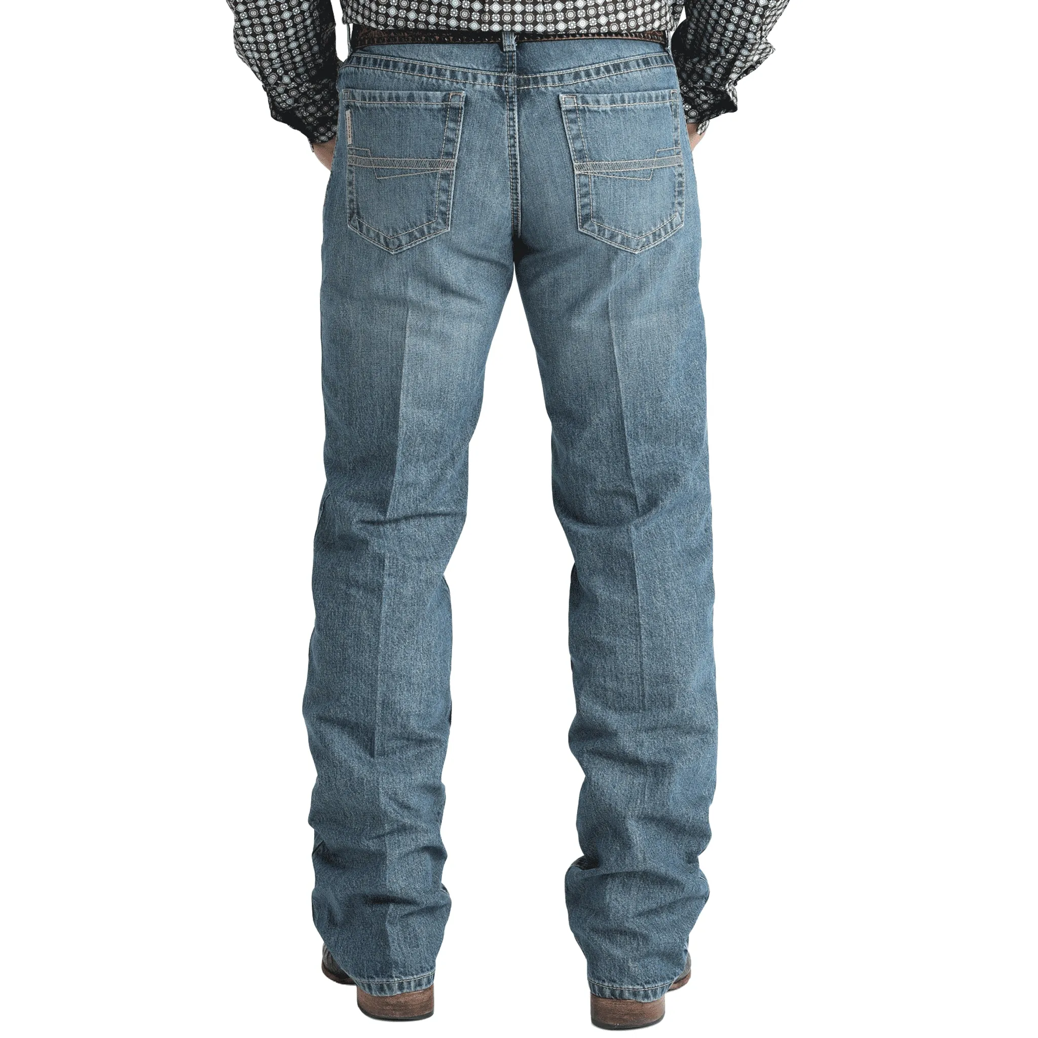 Cinch Men's Grant Medium Stone Boot Cut Jeans - Indigo - Image 2
