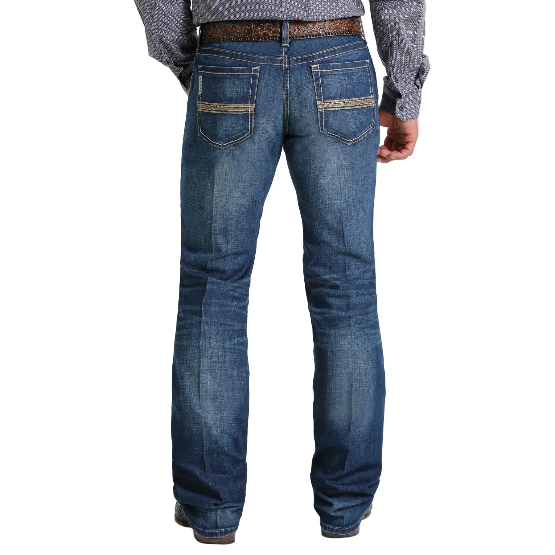 **Cinch Men's Ian Medium Stone Wash Jeans - Indigo - Image 2