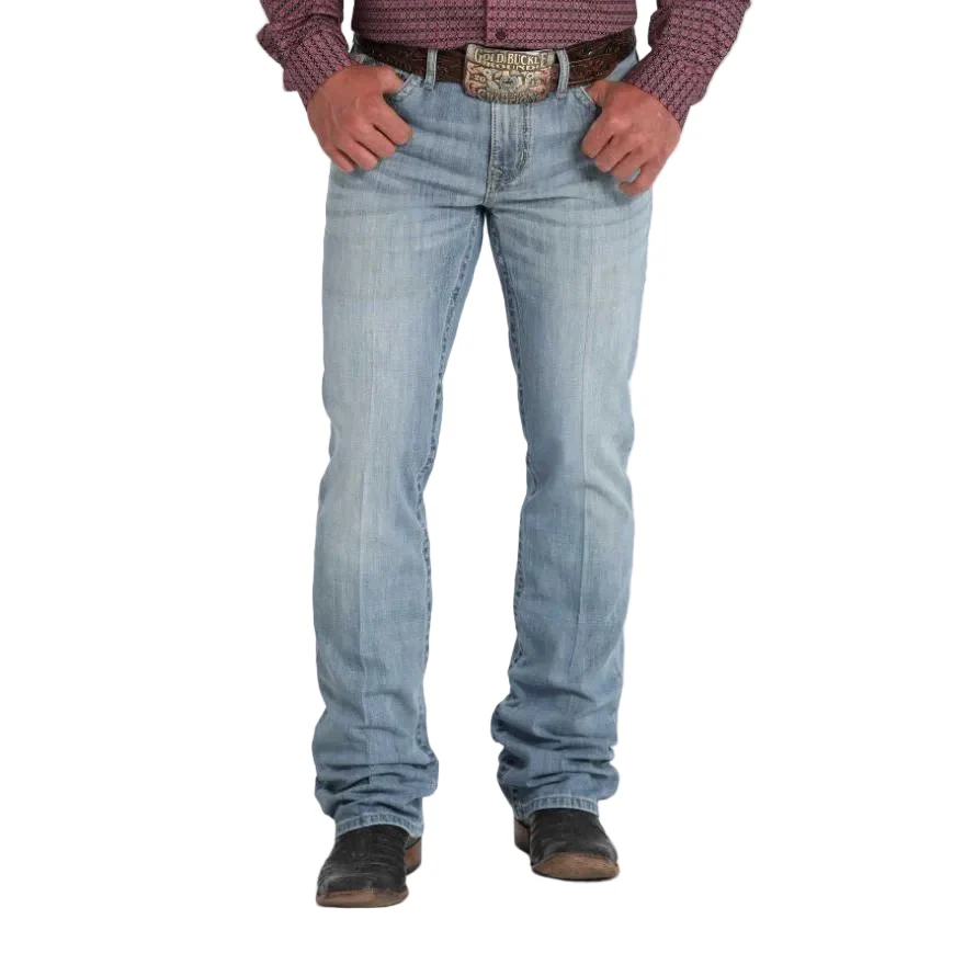 Cinch Men's Ian Slim Fit Jeans- Light Wash