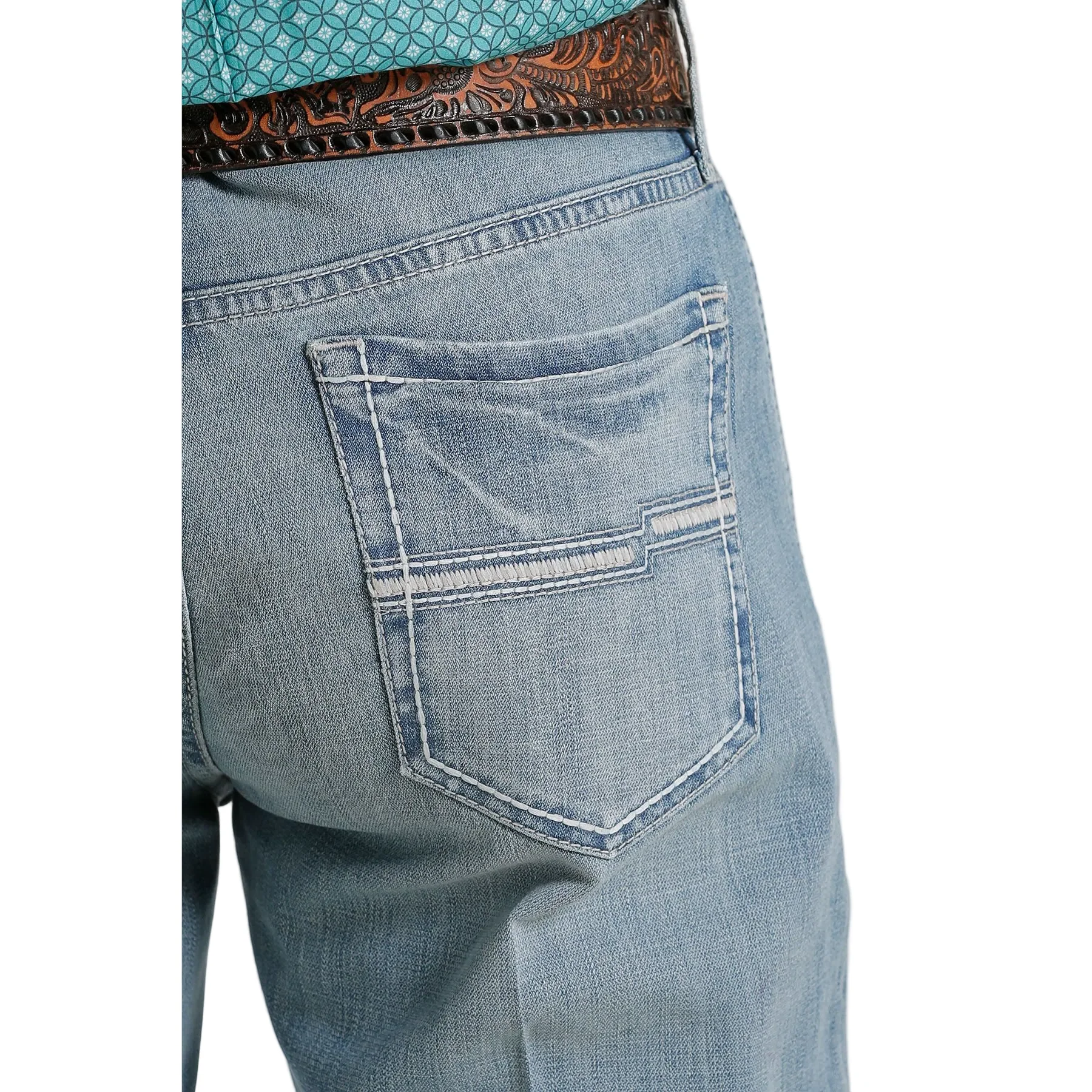 Cinch Men's Slim Fit Jesse Jeans - Light Stonewash - Image 3