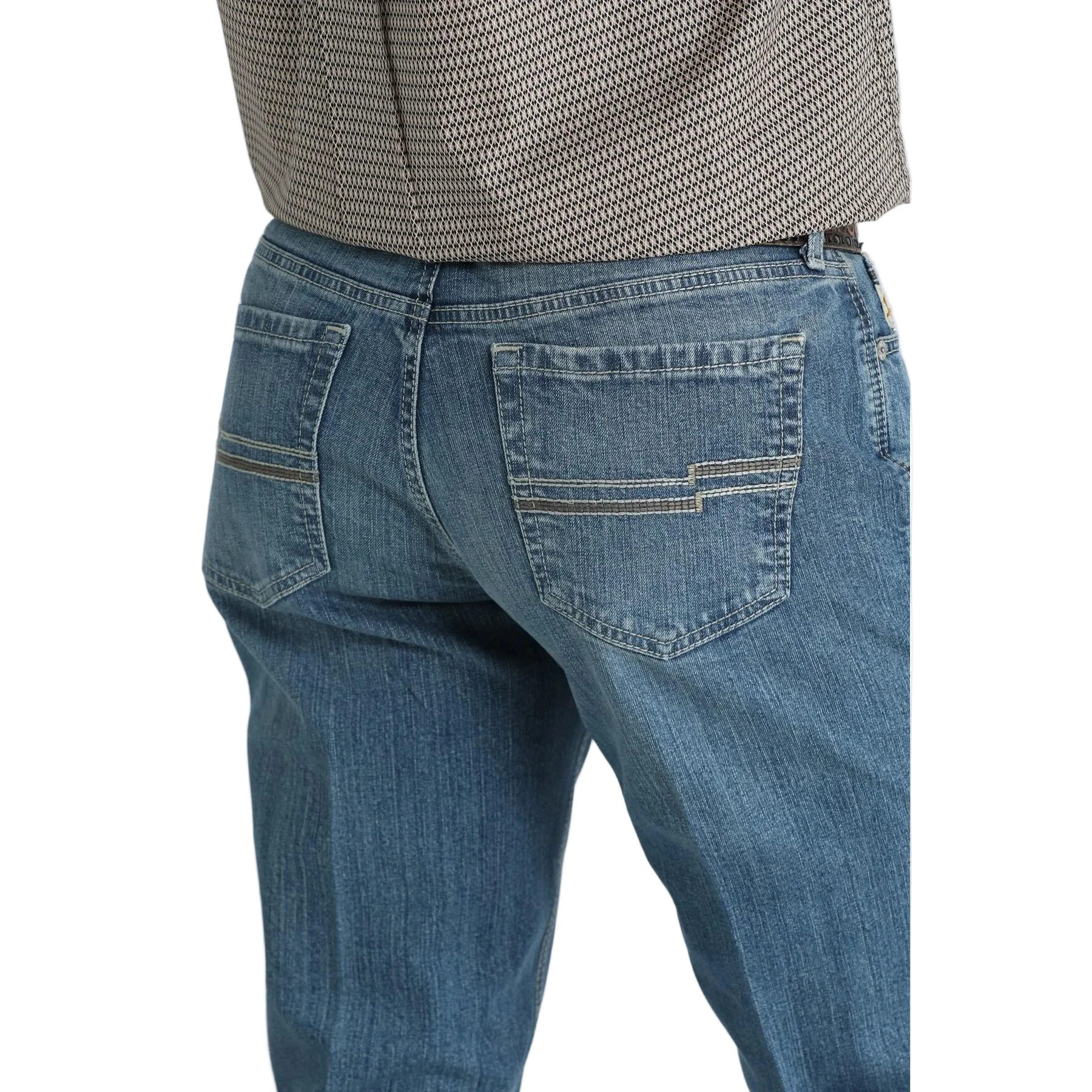Cinch Men's Jesse Medium Stone Jeans - Indigo - Image 3