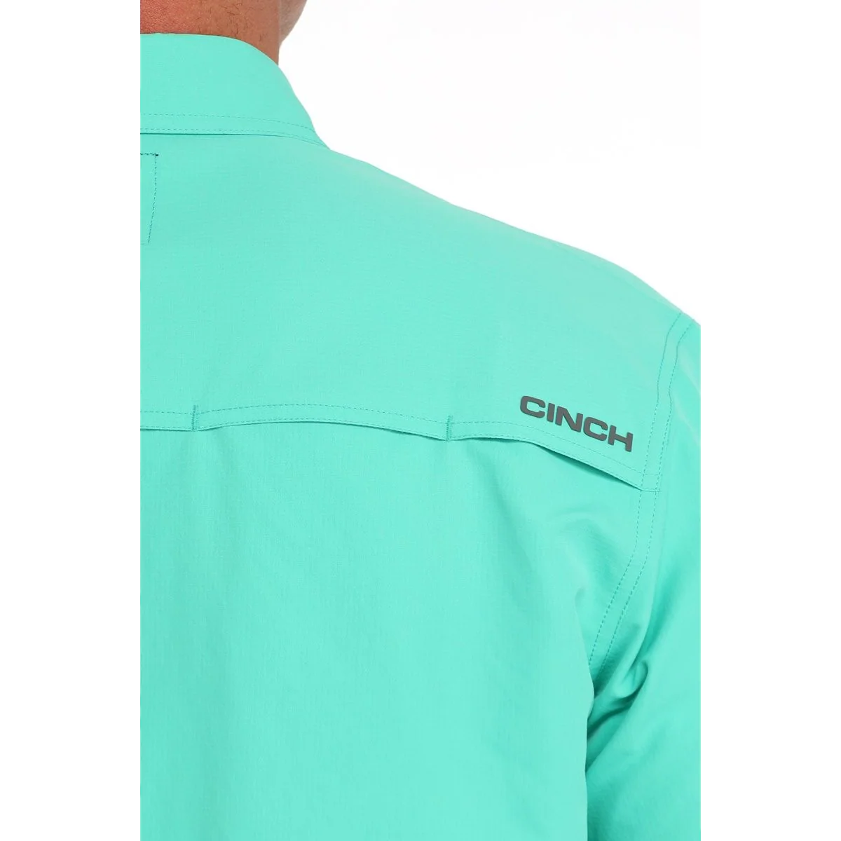 Cinch Men's Long Sleeve Arenaflex Shirt- Turquoise - Image 3