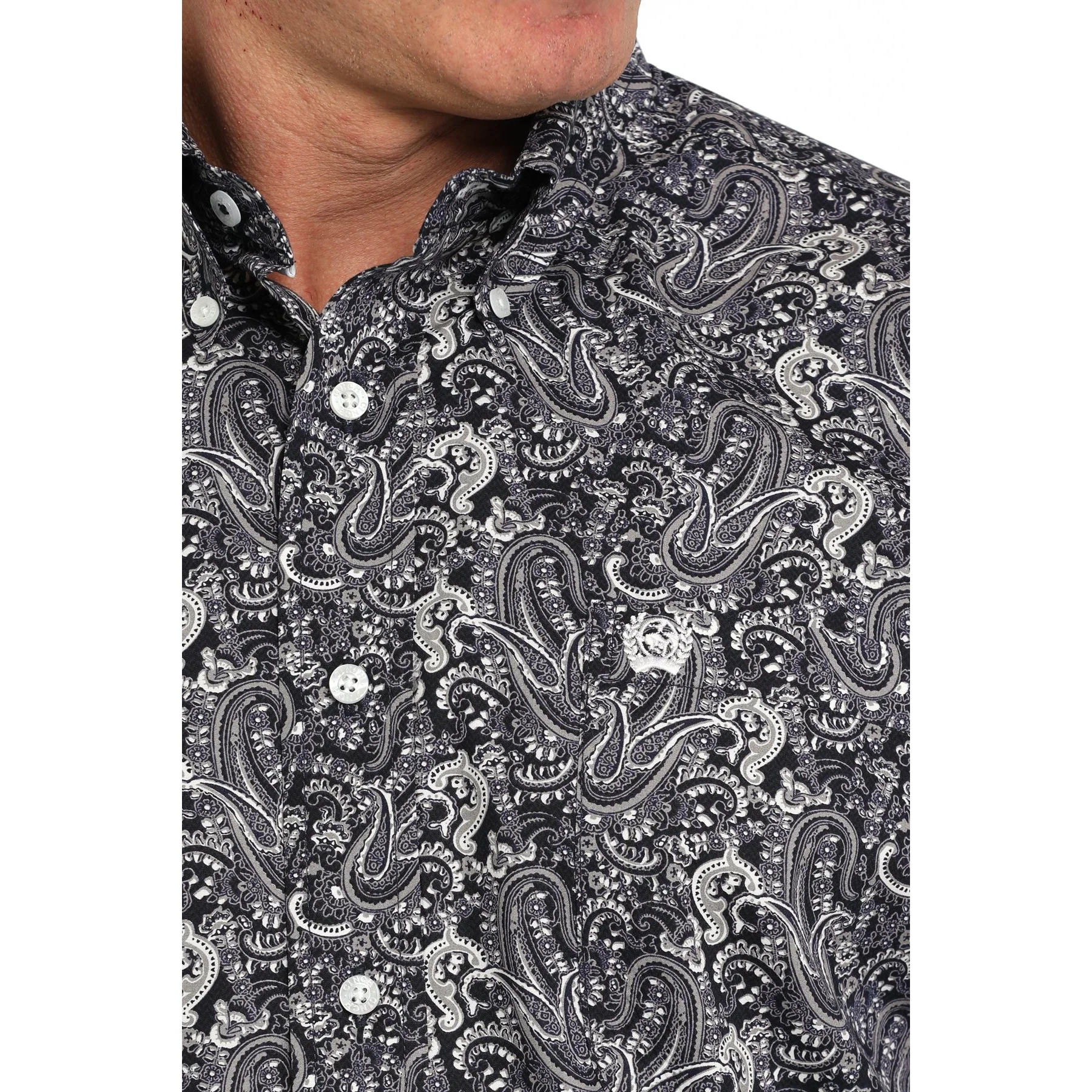 Cinch Men's Long Sleeve Print Shirt - Multi - Image 2