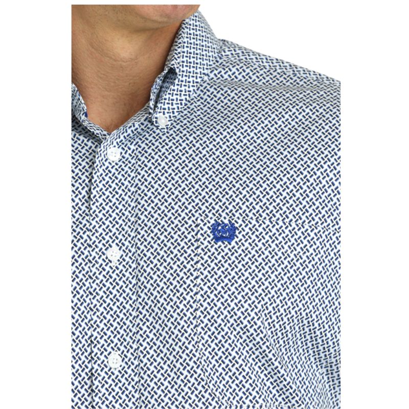 Cinch Men's Long Sleeve Shirt - White - Image 2