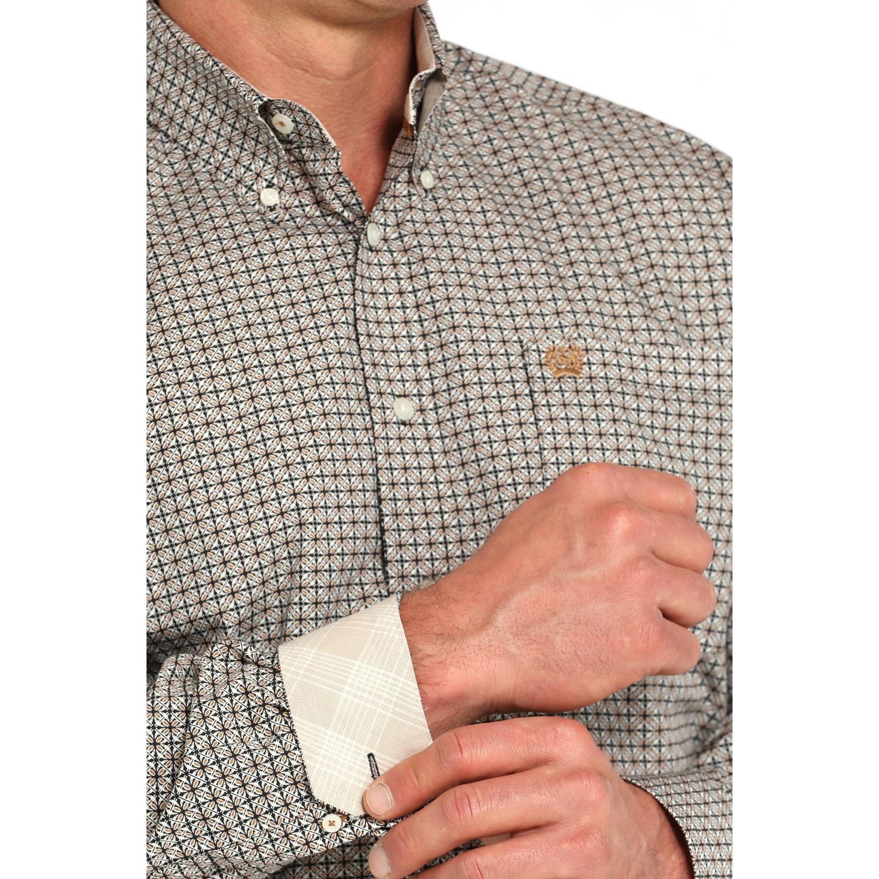 Cinch Men's Print Long Sleeve Shirt 725 - Multicolor - Image 2