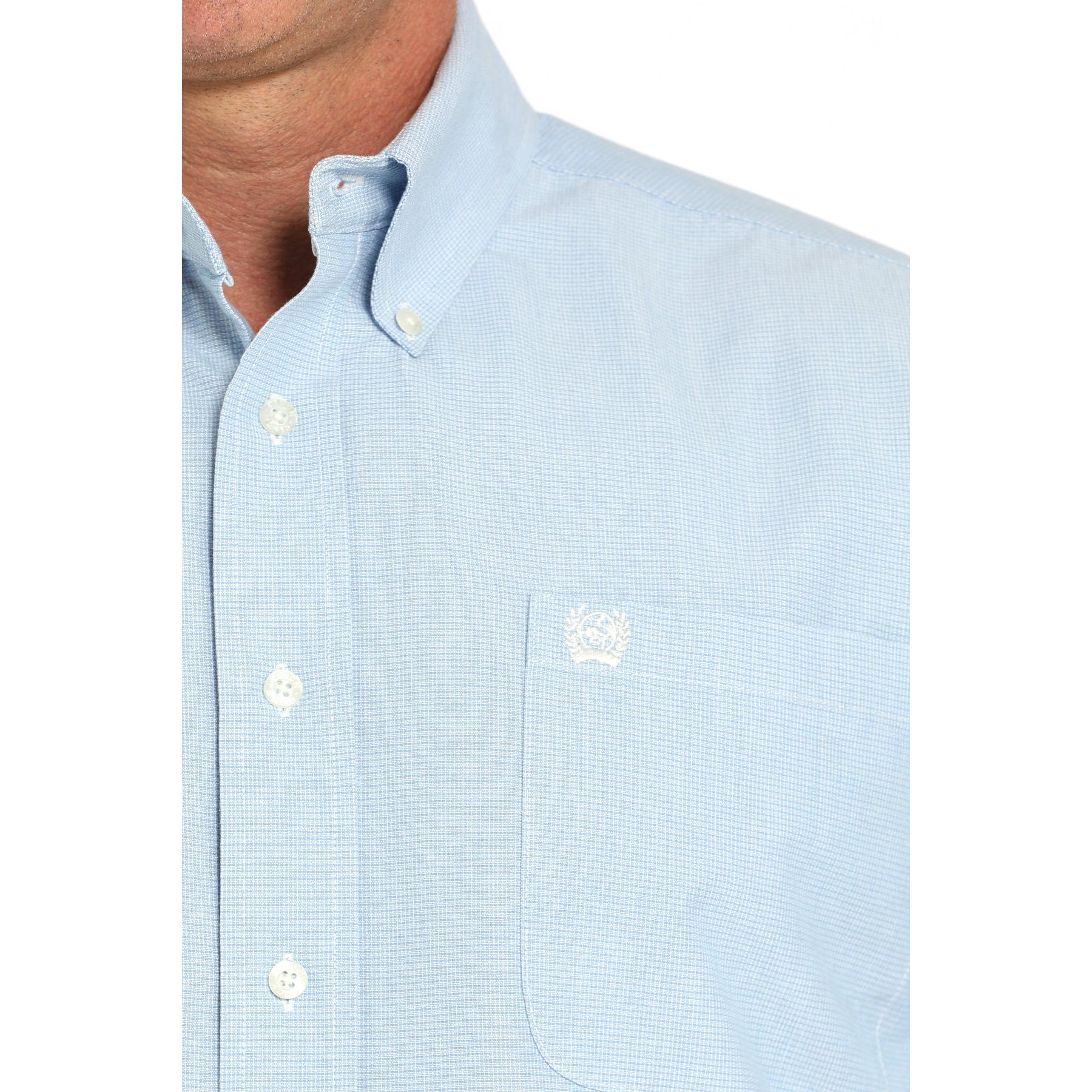 Cinch Men's Long Sleeve Western Shirt- Blue - Image 2