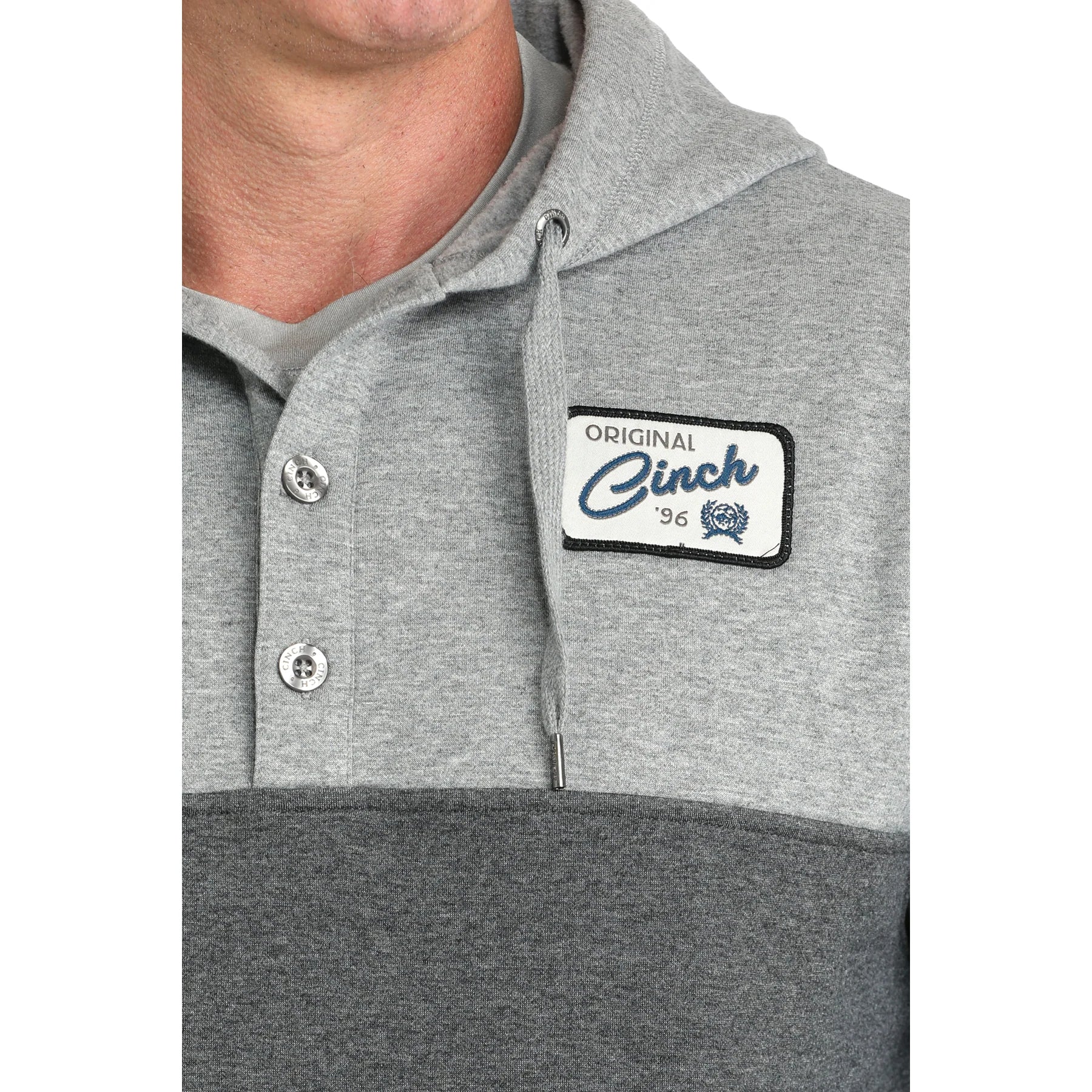 Cinch Men's Pullover Hoodie - Charcoal - Image 2