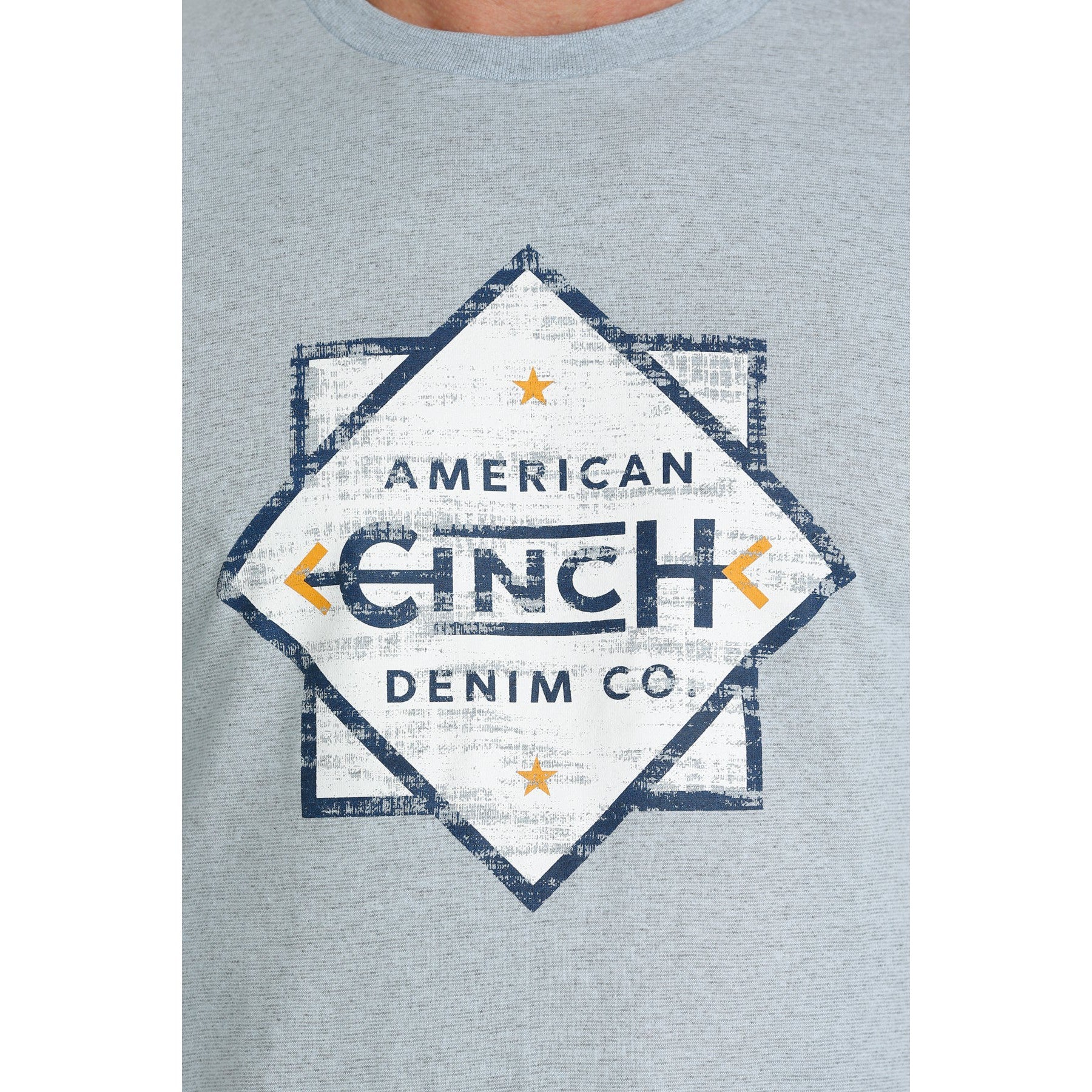 Cinch Men's Short Sleeve Tee - Light Blue - Image 2