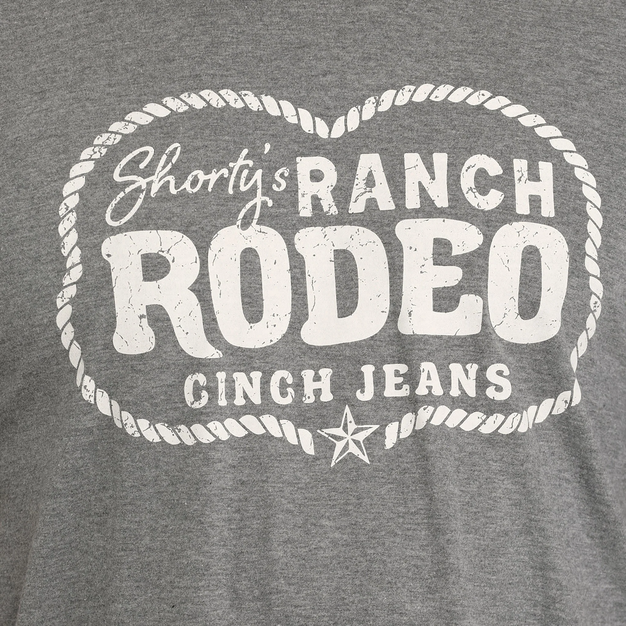 Cinch Men's Short Sleeve Tee Shirt- Grey - Image 2