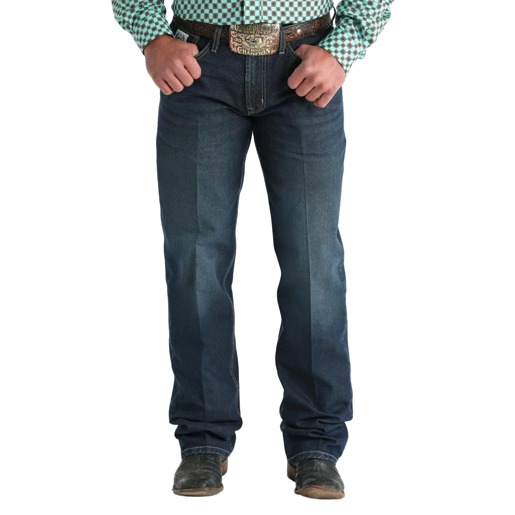 Cinch Men's White Label Dark Wash Jeans - Indigo