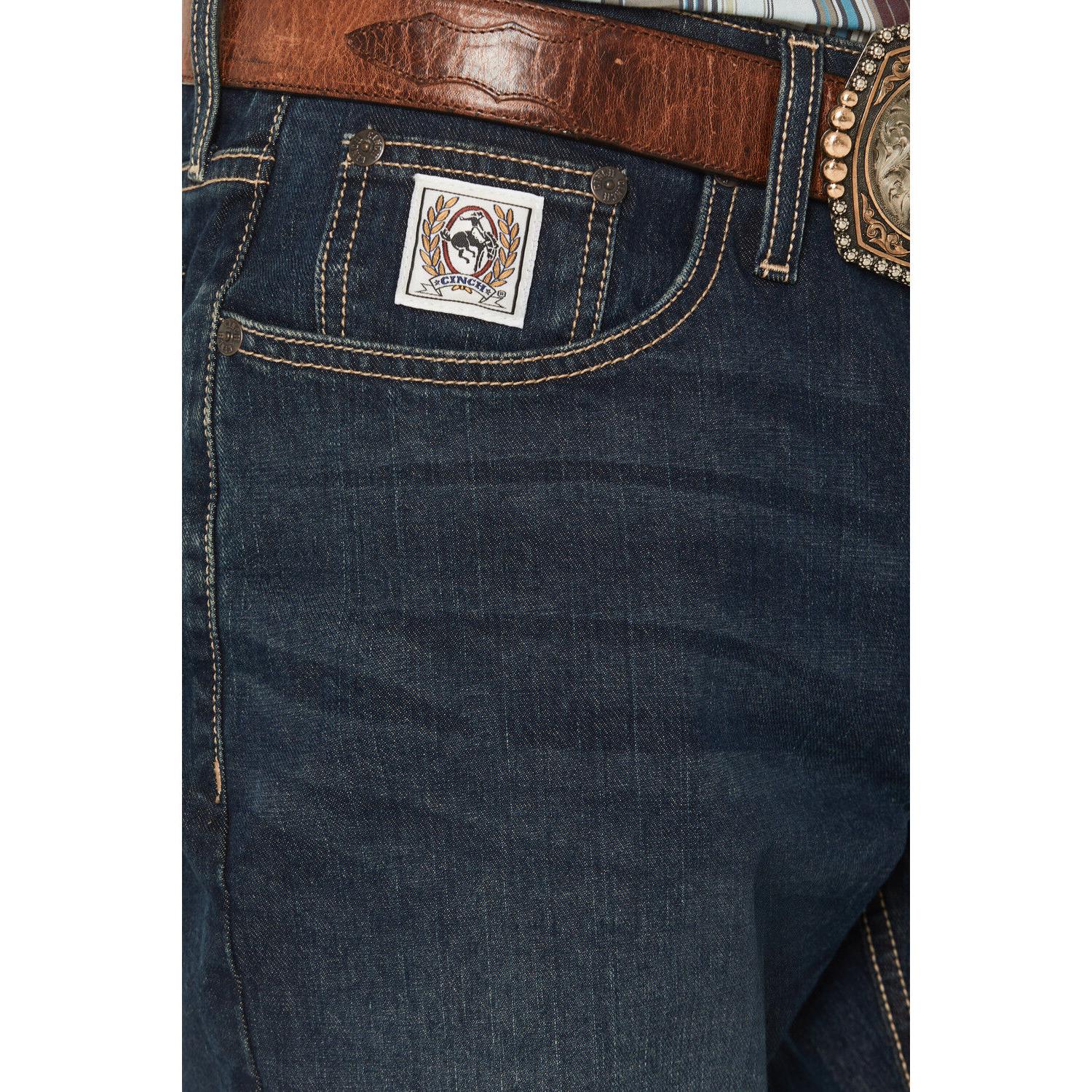 Cinch Men's White Label Dark Wash Jeans - Indigo - Image 4