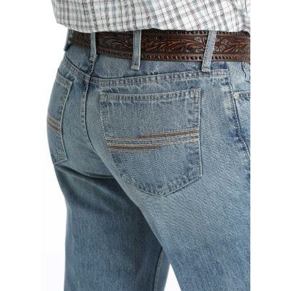 Cinch Men's White Label Medium Stone Jean- Indigo - Image 3
