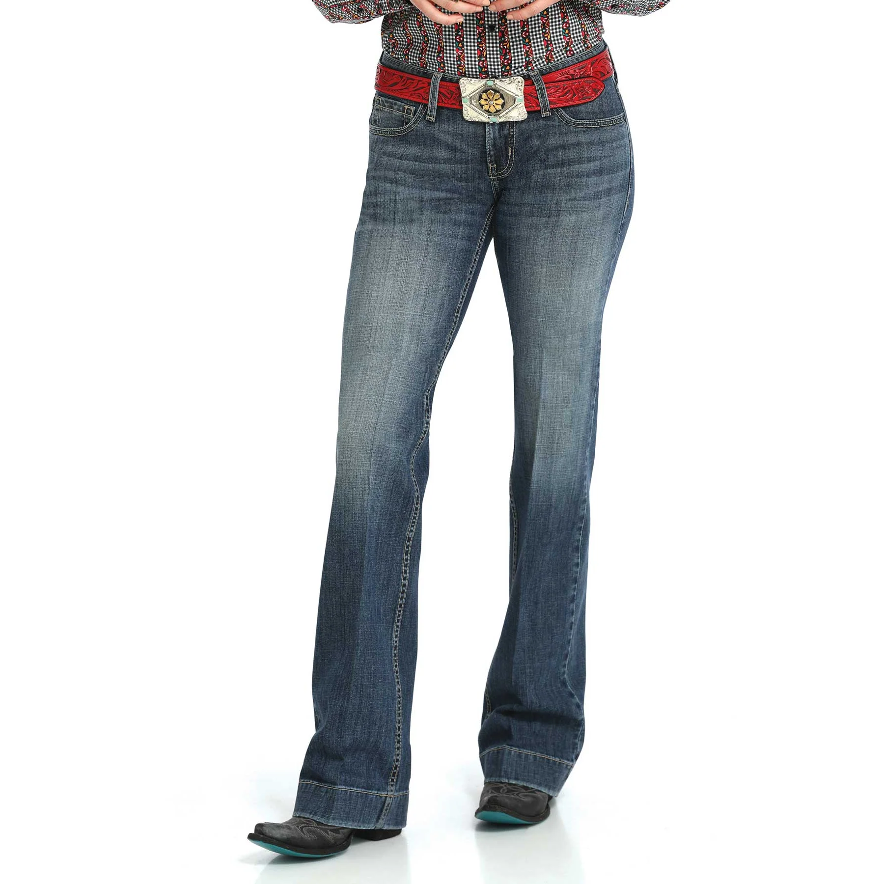 Cinch Women's Jayley Jeans - Medium Stone