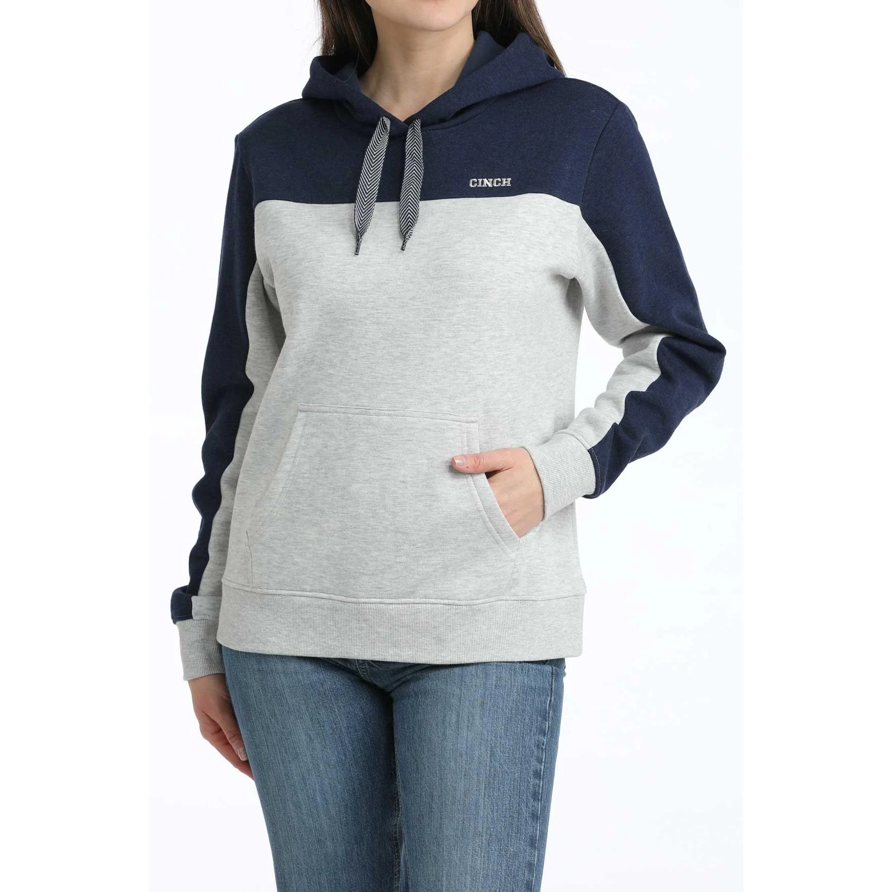 Cinch Women's Long Sleeve Hoodie- Multi