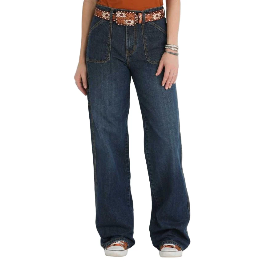 Cinch Women's Loose Fit Casey Jeans - Dark Stone