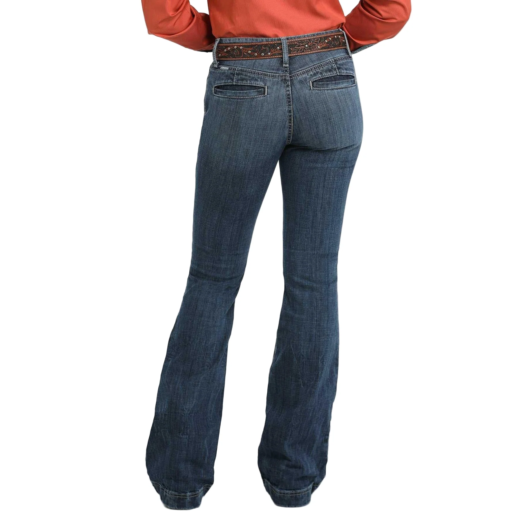 Cinch Women's Slim Fit Lynden Trouser - Dark Stone - Image 2
