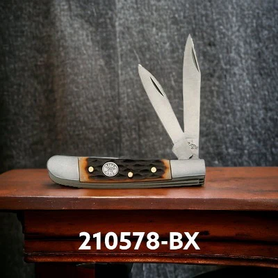 Circle SH - 2 Blade Pocket Knife 2.75" - Peanut