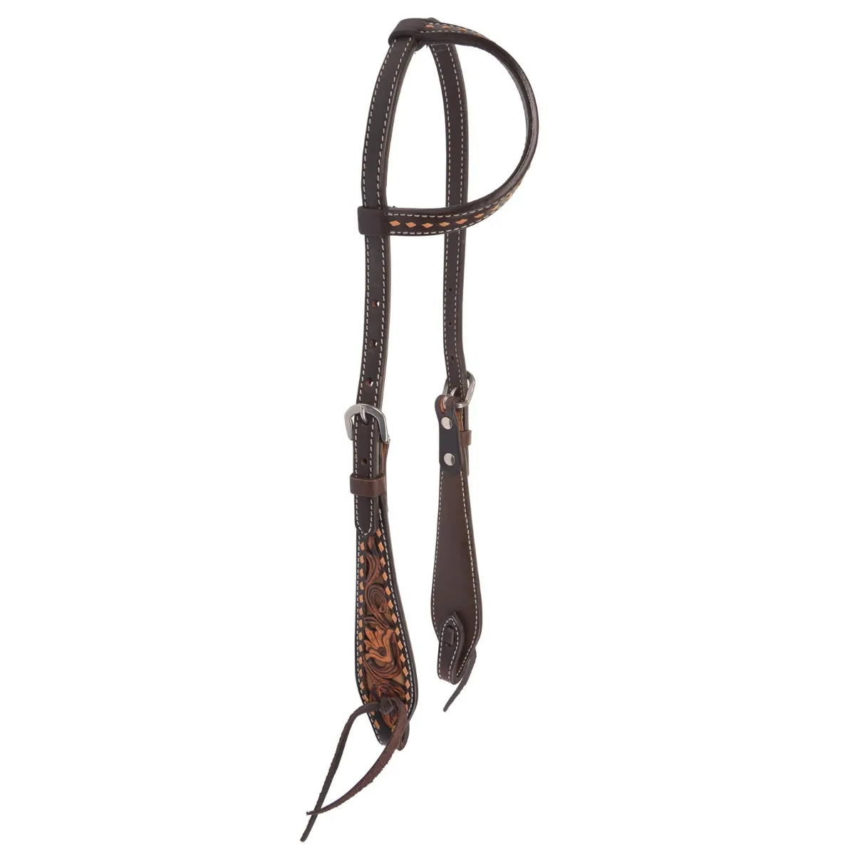 Circle Y Dusty Floral One Ear Bridle
