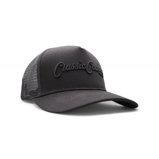 Classic Cowboy Unisex The Midnight Maverick Cap- Black