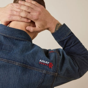 Ariat Men's Fire Resistant Durastretch™ Trucker Jacket - Ryley - Image 2