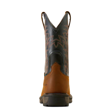 Ariat Men's WorkHog CSA Waterproof Composite Toe Work Boots - Dark Copper Brown - Image 2