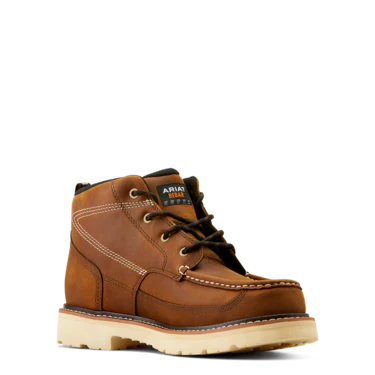 Ariat Men's Rebar Lift Chukka Work Boot - Distressed Brown - Image 6