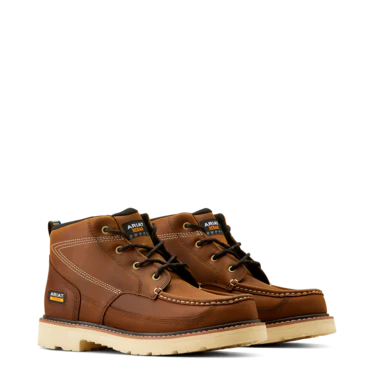 Ariat Men's Rebar Lift Chukka Work Boot - Distressed Brown - Image 7