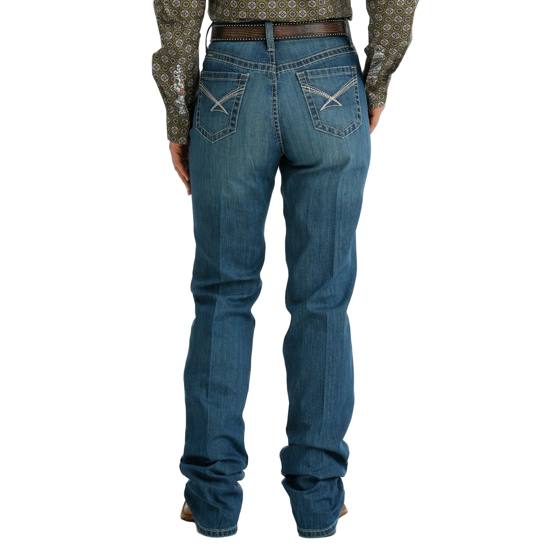 Cinch Women's Emerson Relaxed Fit Jeans - Medium Stonewash - Image 2