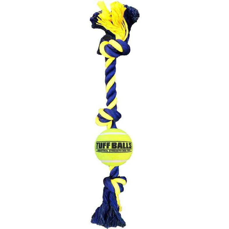 Cotton Rope W/Tennis Ball & 3 Knots