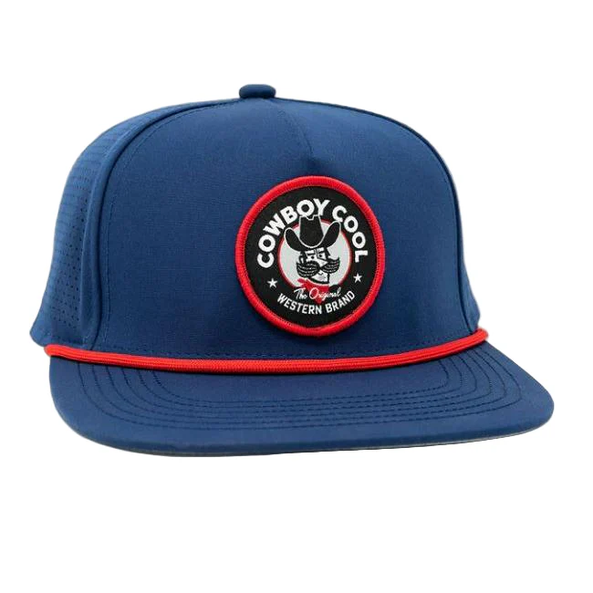 Cowboy Cool Retro Revival Hat - Navy