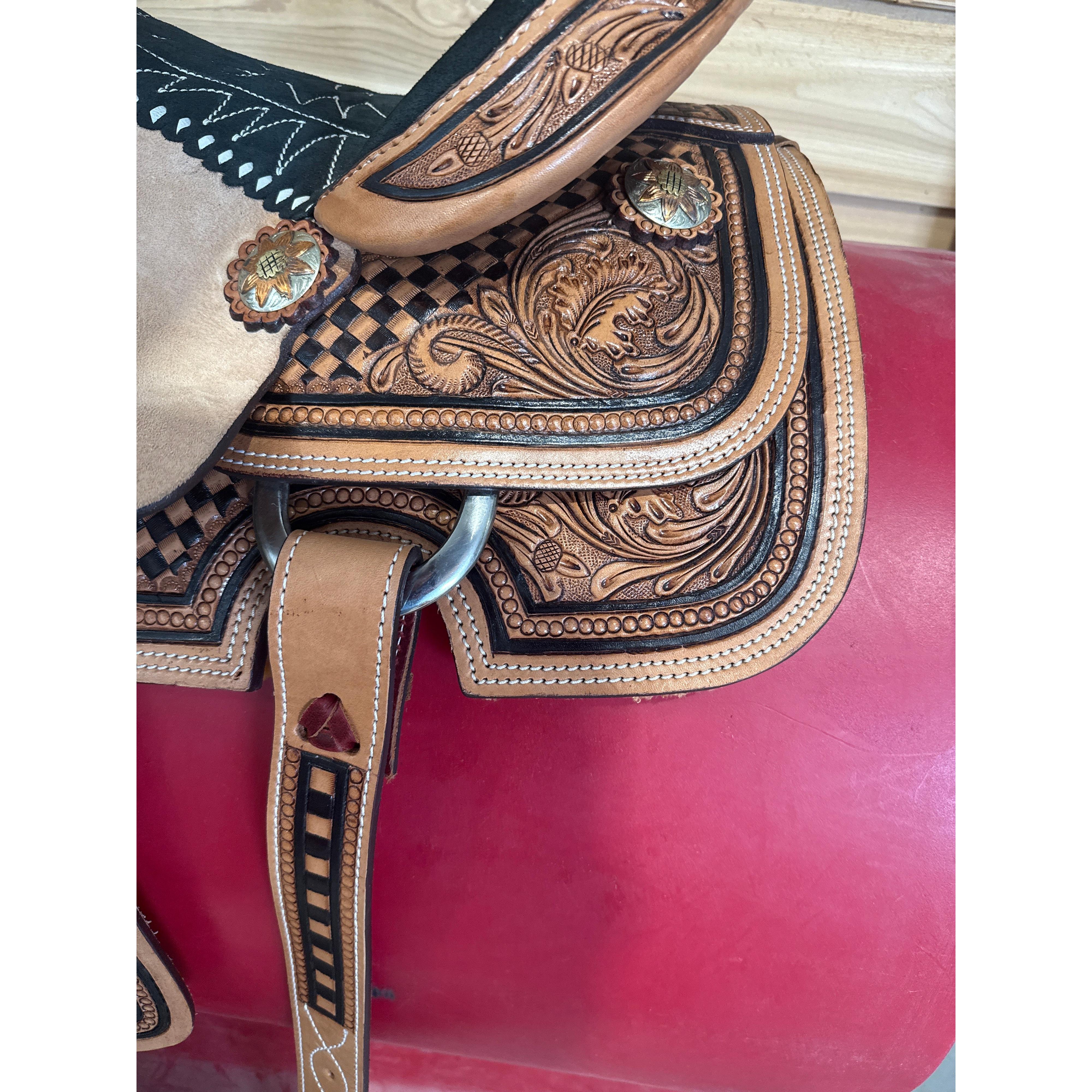 Cowboy Pro Kids Rop/All Around Saddle - Image 2