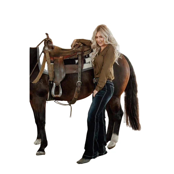 Cowgirl Couture JoJo Jeans - Dark Wash