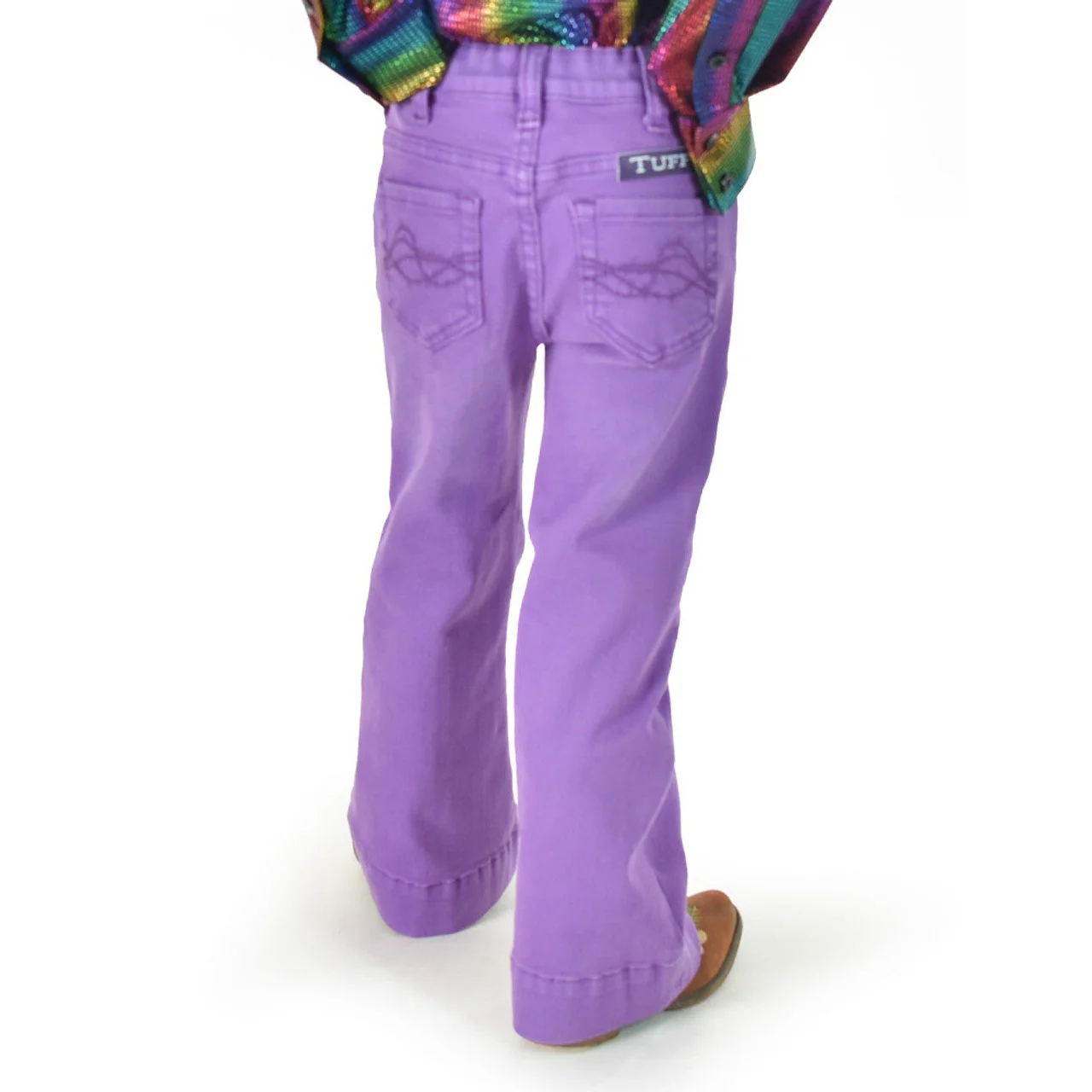 Cowgirl Tuff Girl's Grape Escape Trouser Jean - Purple - Image 2