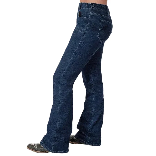 Cowgirl Tuff Women's Tuff Cowgirl Winter Jeans - Dark Wash - Image 3