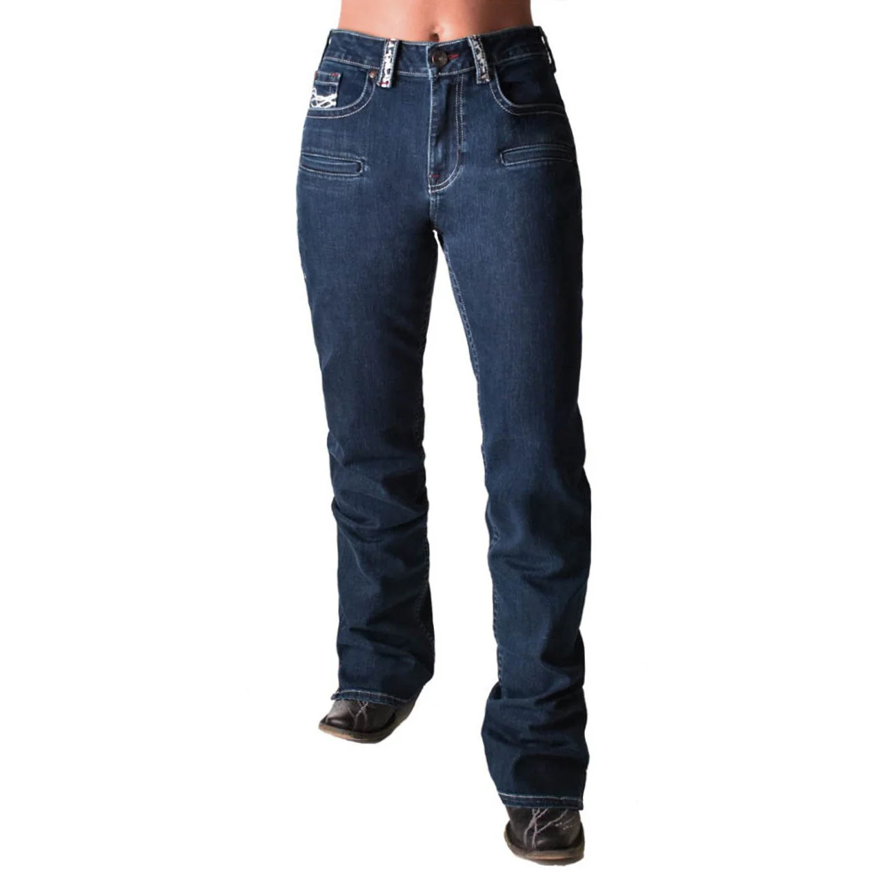 Cowgirl Tuff Women's XOXO Jean - Medium Wash - Image 2