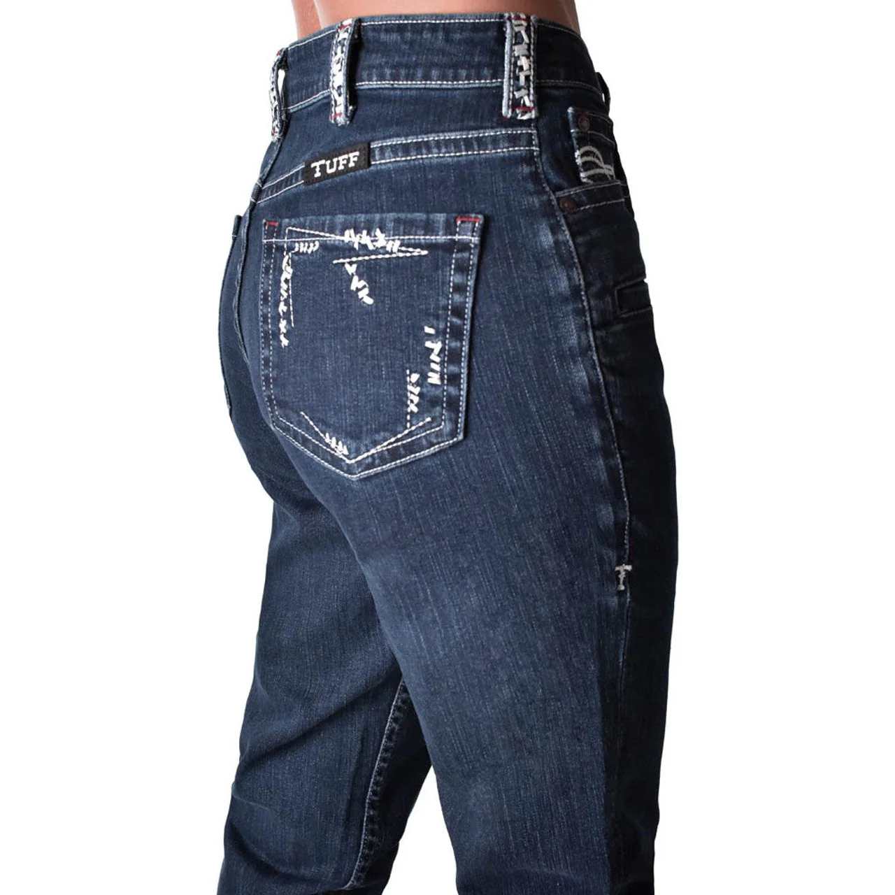 Cowgirl Tuff Women's XOXO Jean - Medium Wash - Image 3